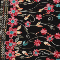 Woven Clothes Rayon Chain Embroidery Fabrics For Dresses